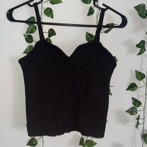 Black sweater top